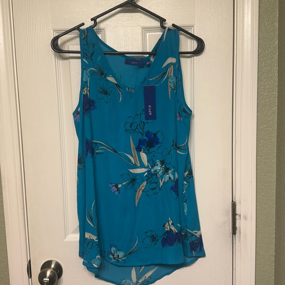 Apt 9. Floral tank top
